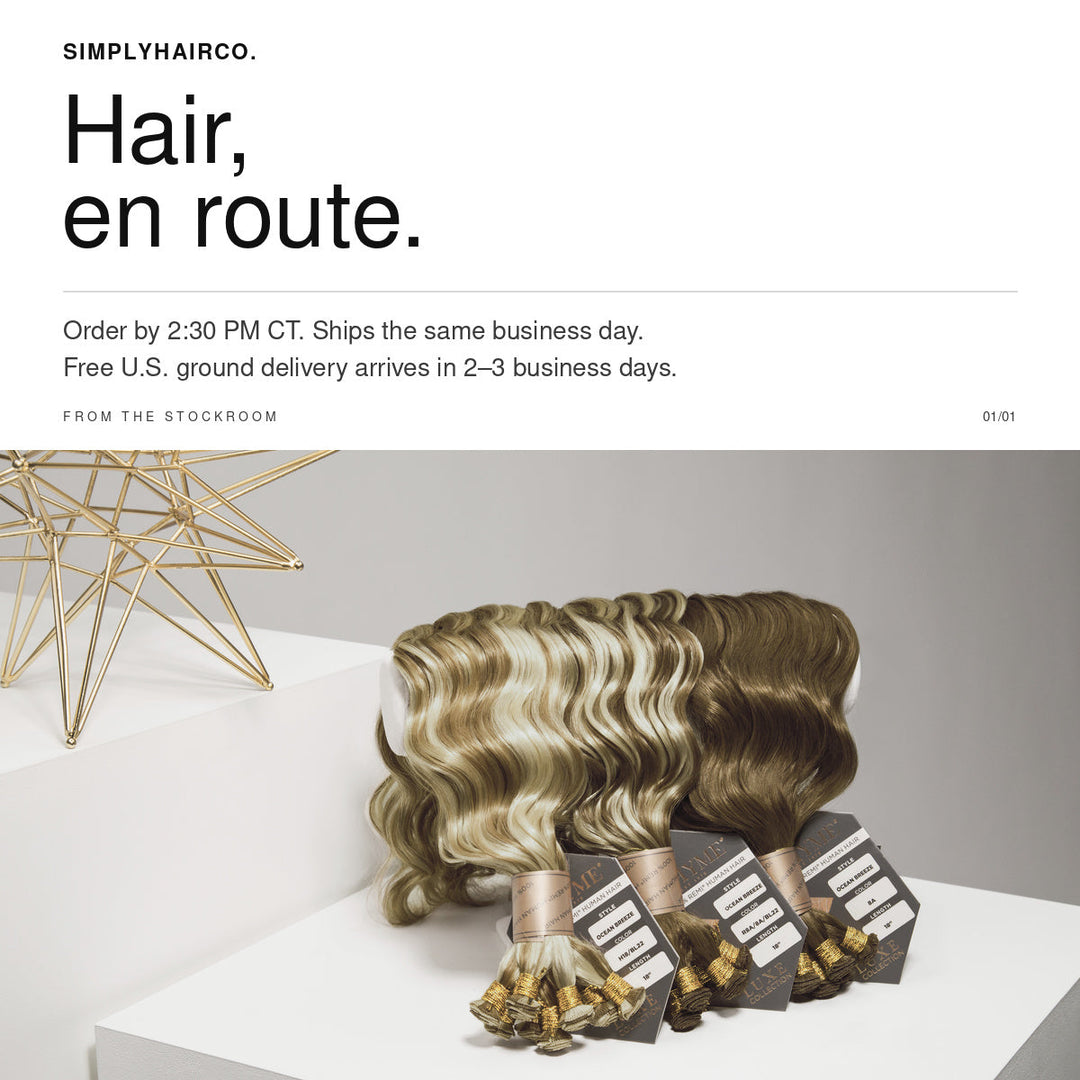 Hair En Route: Fast B2B Hair Extension Shipping for Salons