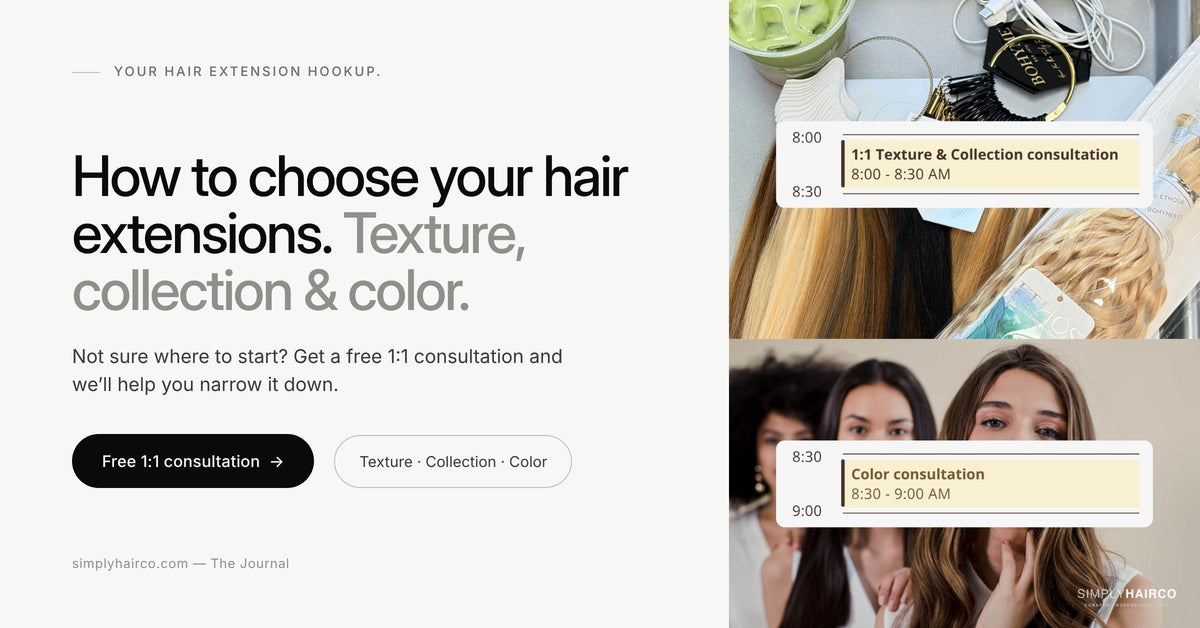 How to Choose Hair Extensions: Texture, Collection & Color