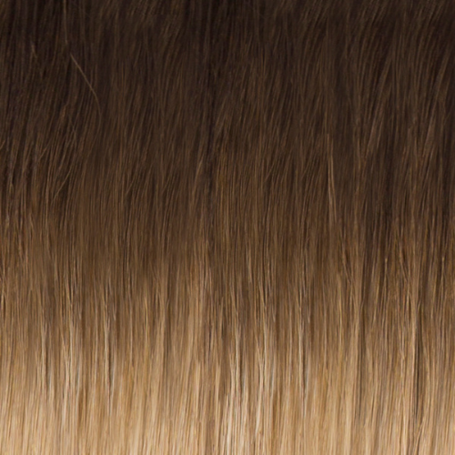 R4/18/BL22 - Dark Brown Root With Dark Golden Blonde and Cool Platinum Blonde (Rooted)