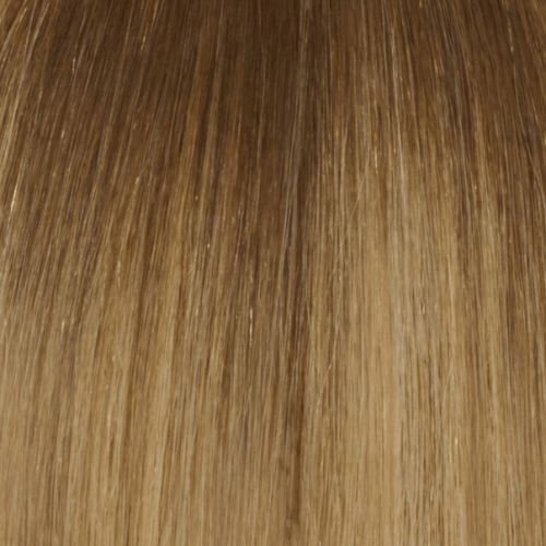 R5B/5B/BL16 - Dark Slightly Ash Brown Root with Cool Brown And Medium Platinum Blonde (Rooted)
