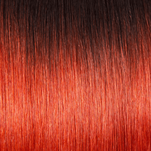 T1B/RED - Darkest Brown And Red (Ombre)