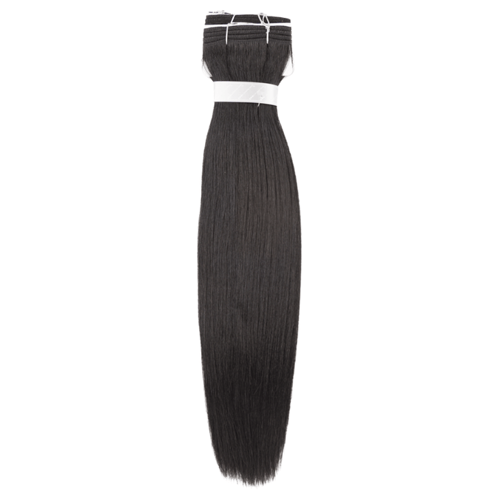 18" Machine Tied Weft - Platinum Yaki - Thickest Straight