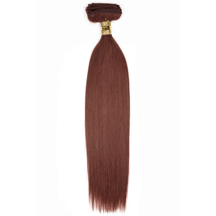 14" Machine Tied Weft - Silky Straight