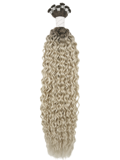 Bohyme Ethos Hand Tied Weft - Blended Curl 22" Color R7A/BL64