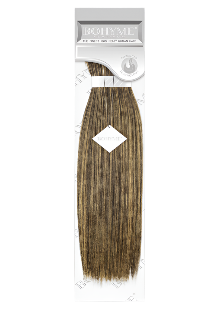 Bohyme Classic Machine Tied Weft - Platinum Yaki - Thickest Straight