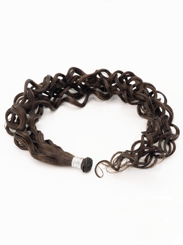 22" Hand Tied Weft - Blended Curls - Individual Weft