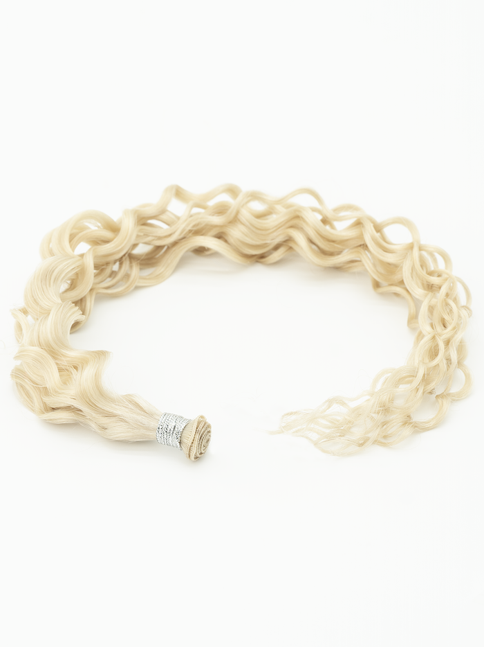 22" Hand Tied Weft - Blended Curls - Individual Weft