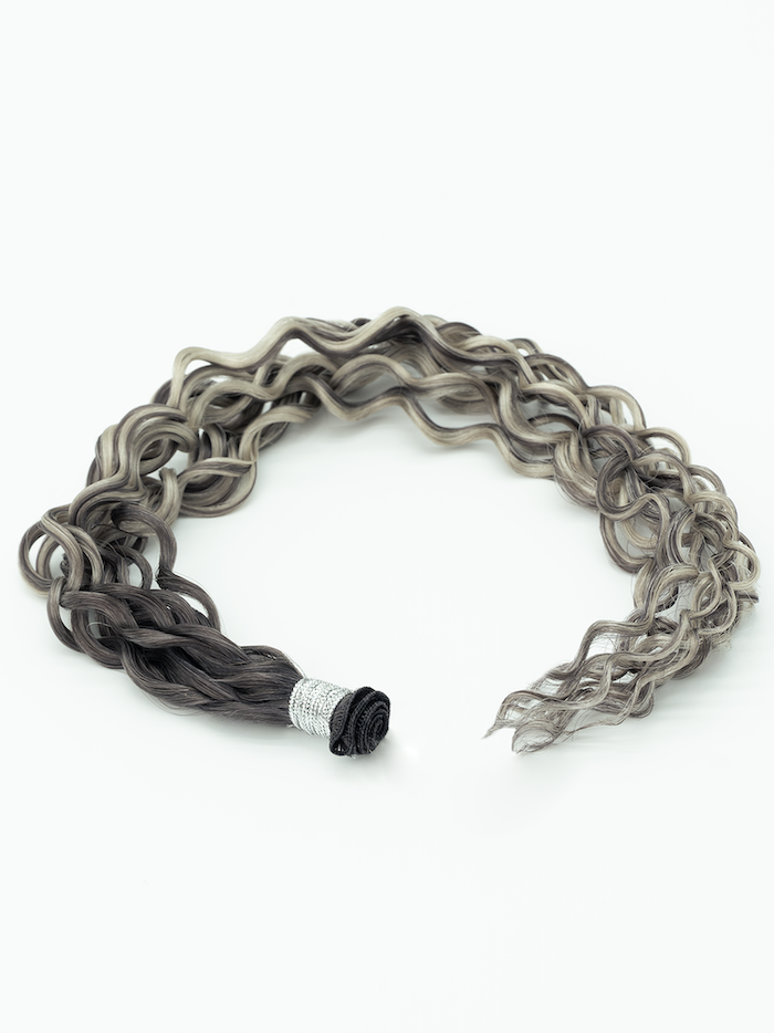 22" Hand Tied Weft - Blended Curls - Individual Weft