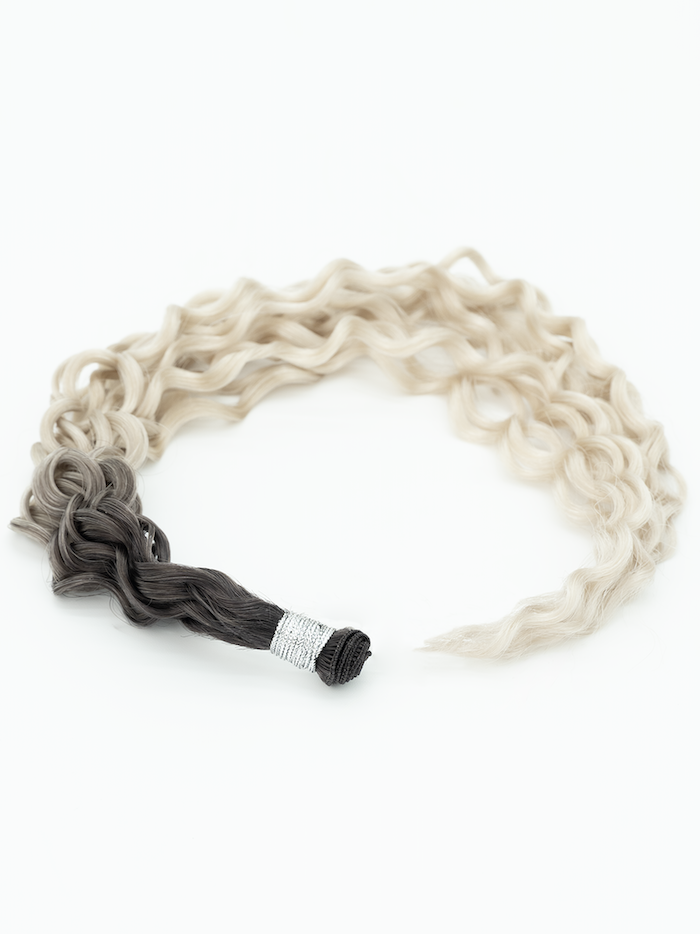 22" Hand Tied Weft - Blended Curls - Individual Weft