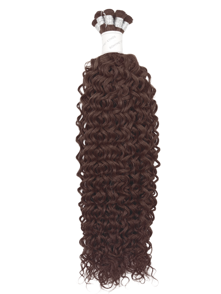 Individual Hand Tied Weft - Blended Curl