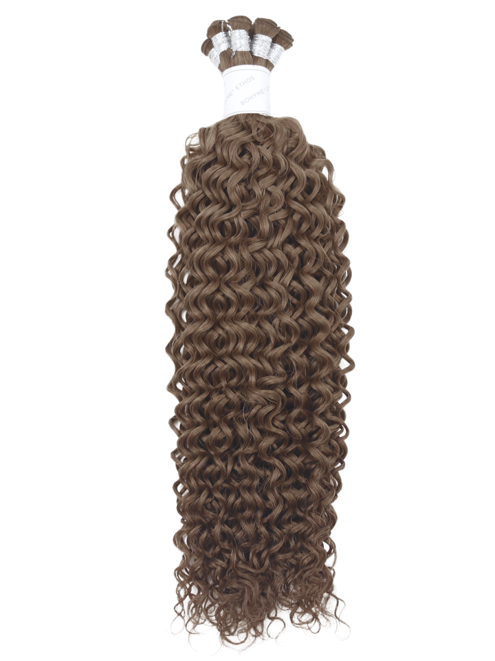 Individual Hand Tied Weft - Blended Curl
