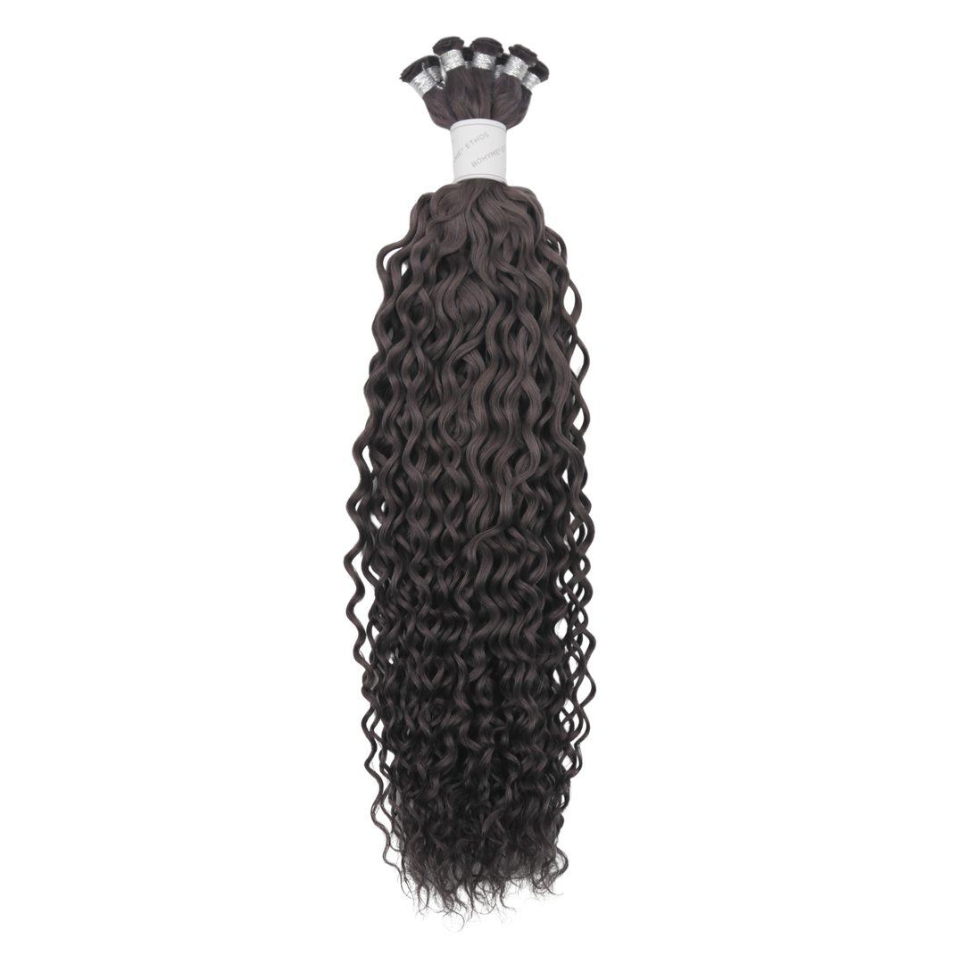 Hand Tied Weft - Blended Curls - Individual Weft