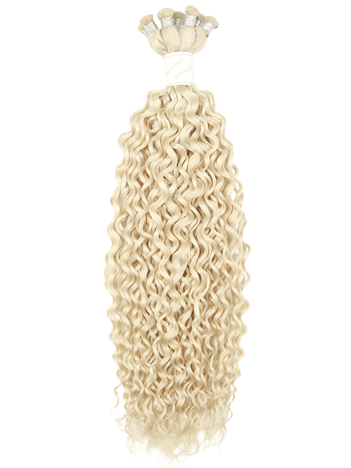 Bohyme Ethos Hand Tied Weft - Blended Curl 22" Color BL64