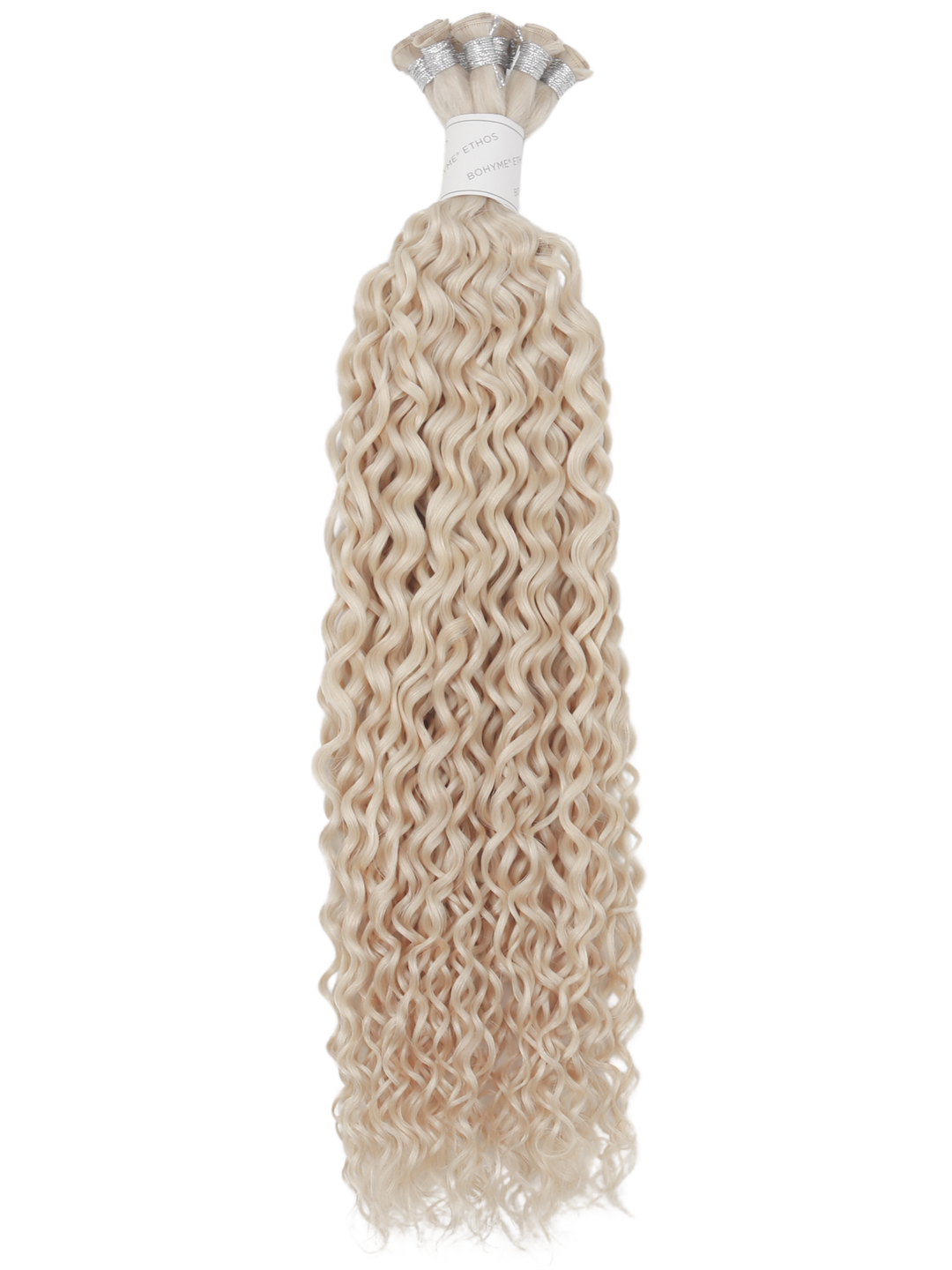 22" Hand Tied Weft - Blended Curls