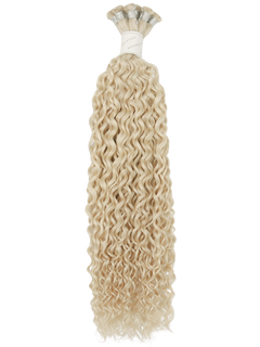 Bohyme Ethos Hand Tied Weft - Blended Curl 18" Color H18A/BL613