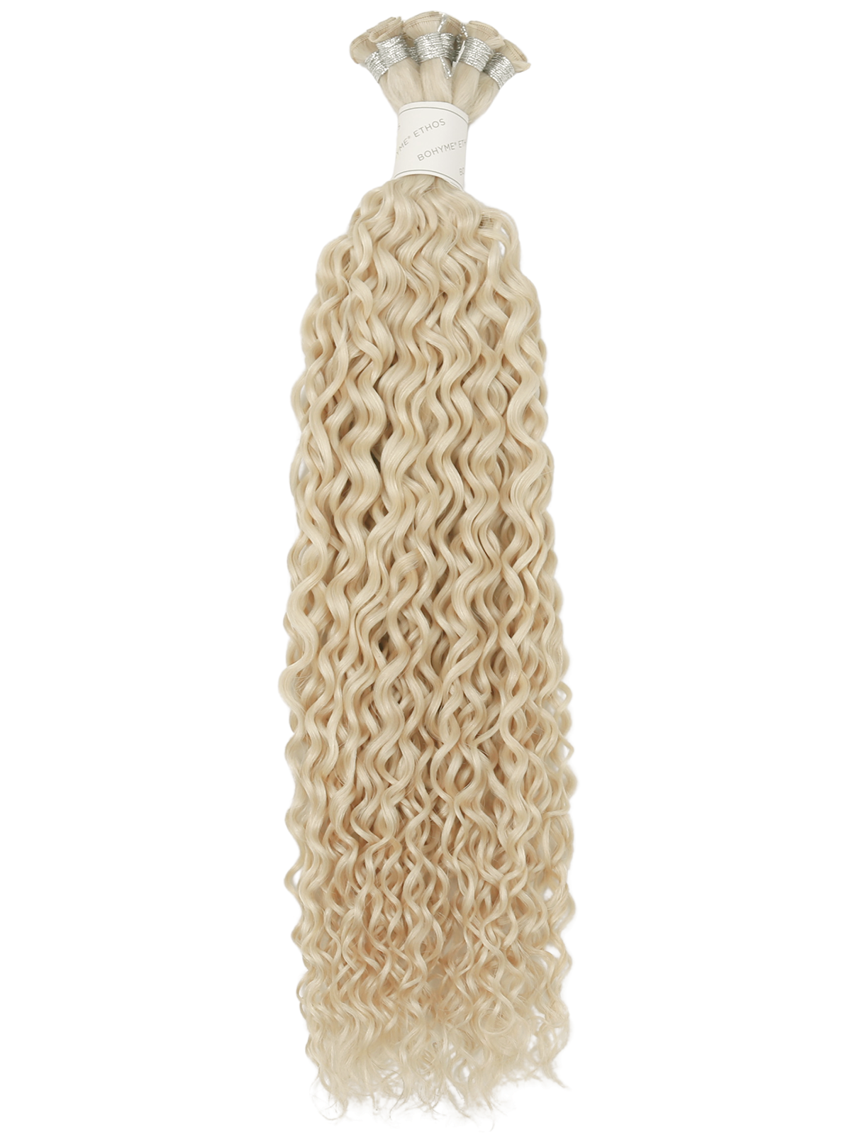 Bohyme Ethos Hand Tied Weft - Blended Curl 18" Color H18A/BL613