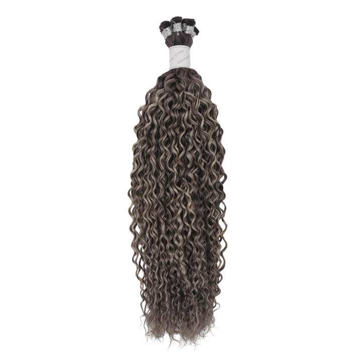 Hand Tied Weft - Blended Curls - Individual Weft