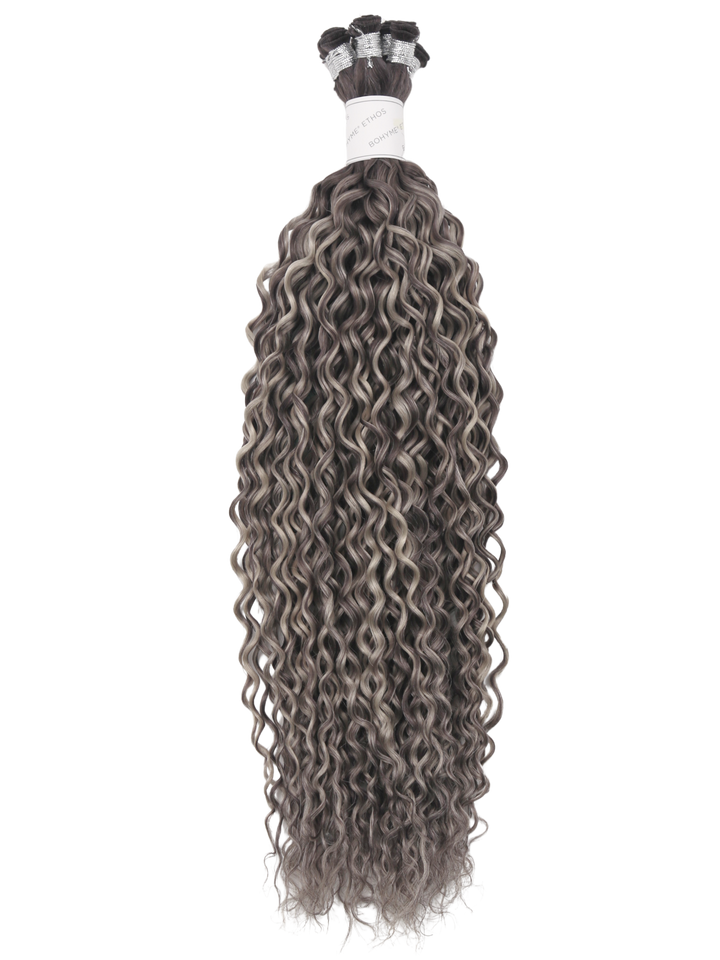 Hand Tied Weft - Blended Curls