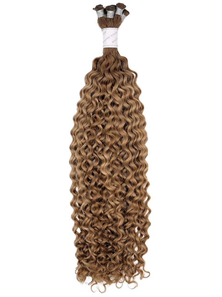 22" Hand Tied Weft - Blended Curls