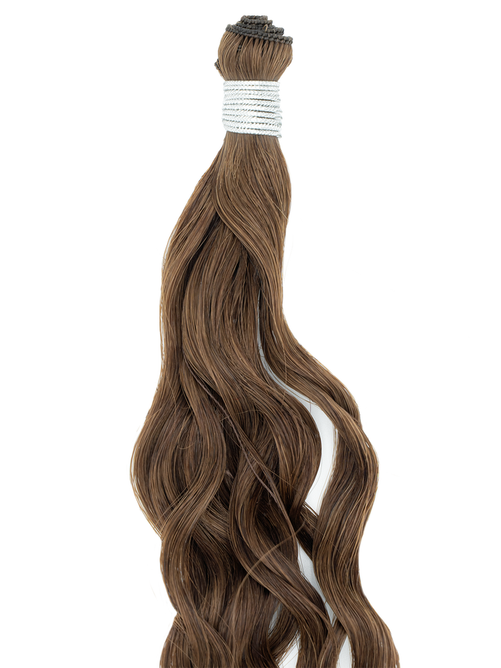 Bohyme Ethos Individual Hand Tied Weft - Blended Curl 18" Color 3