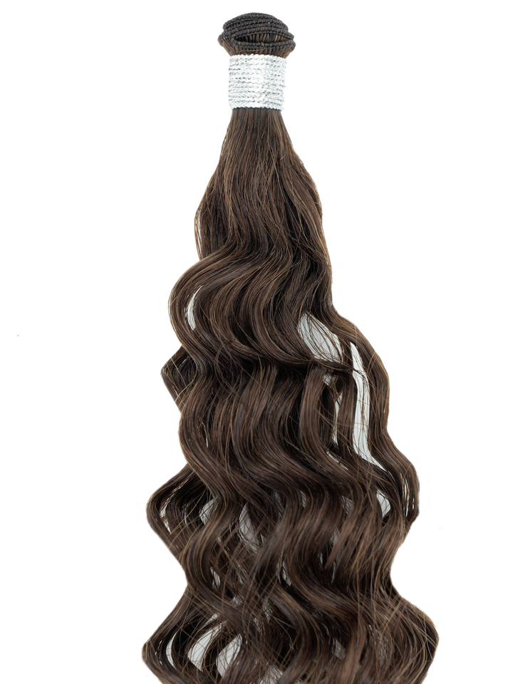 Bohyme Ethos Individual Hand Tied Weft - Blended Curl 22" Color 4