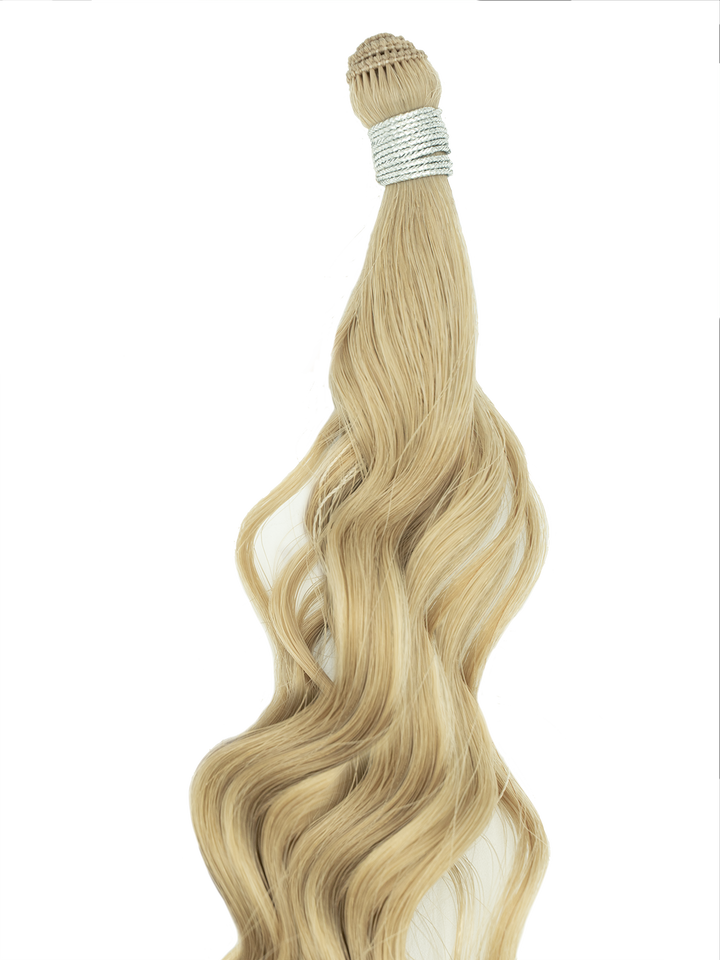 Bohyme Ethos Individual Hand Tied Weft - Blended Curl 22" Color BL18