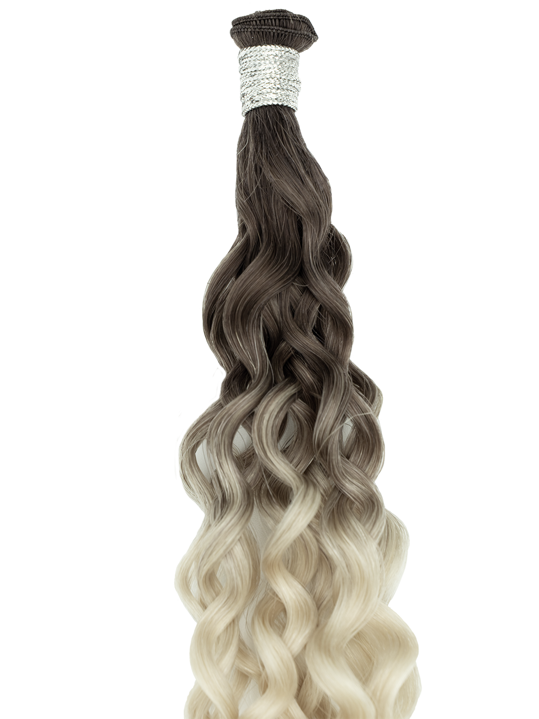 Bohyme Ethos Individual Hand Tied Weft - Blended Curl 22" Color R7A/BL64