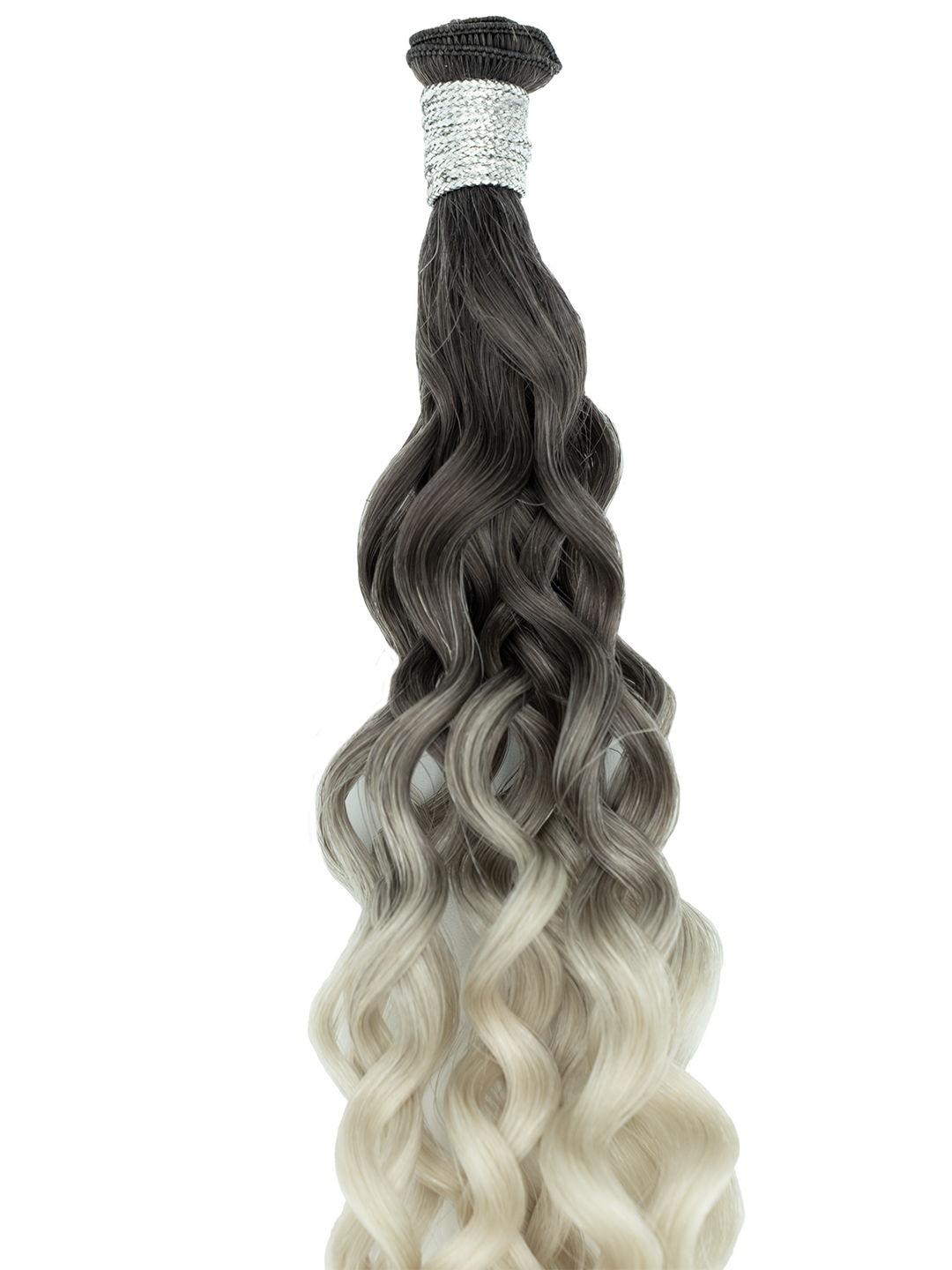 Bohyme Ethos Individual Hand Tied Weft - Blended Curl 22" Color R7A/BL64A