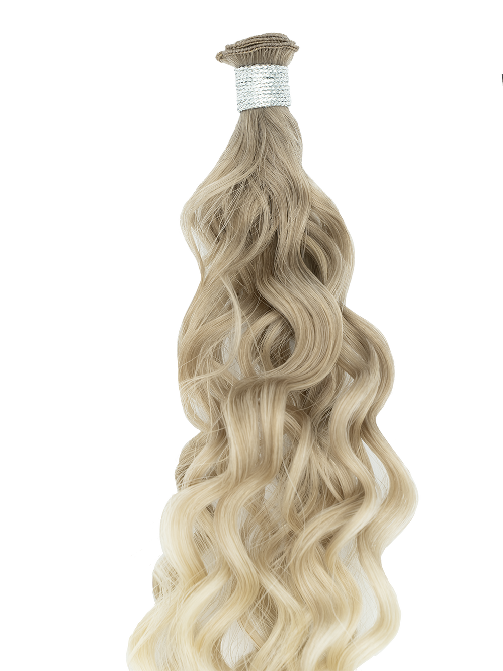 Bohyme Ethos Individual Hand Tied Weft - Blended Curl 22" Color T18A/BL60