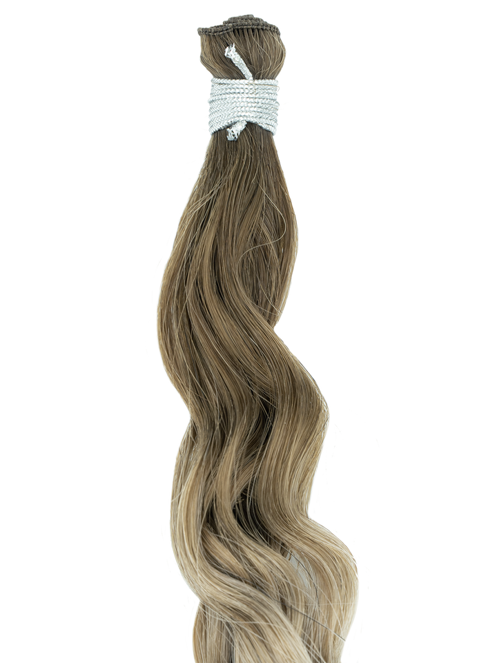 Bohyme Ethos Individual Hand Tied Weft - Blended Curl 22" Color T30/16