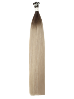 Bohyme Ethos Hand Tied Weft - Silky Straight - 18" Color LATTE