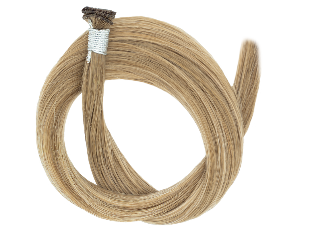Bohyme Ethos Individual Hand Tied Weft Silky Straight - 18" Color CARAMELIZED