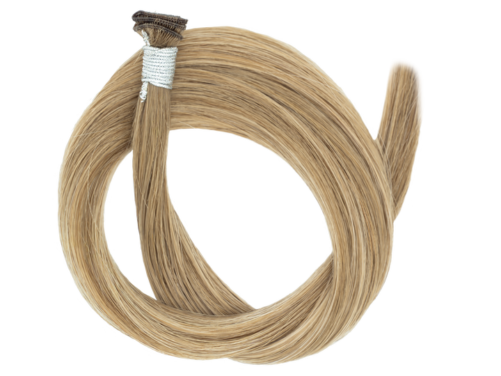 Bohyme Ethos Individual Hand Tied Weft Silky Straight - 18" Color CARAMELIZED