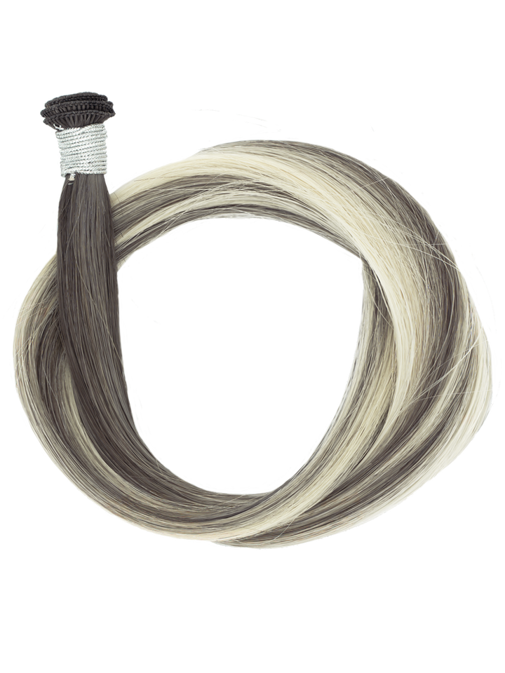 Bohyme Ethos Individual Hand Tied Weft Silky Straight - 18" Color R7A/7A/BL64