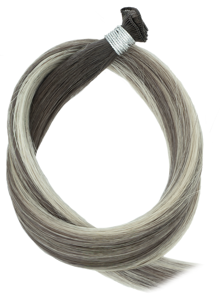 Bohyme Ethos Individual Hand Tied Weft Silky Straight - 22" Color R7A/7A/BL64A