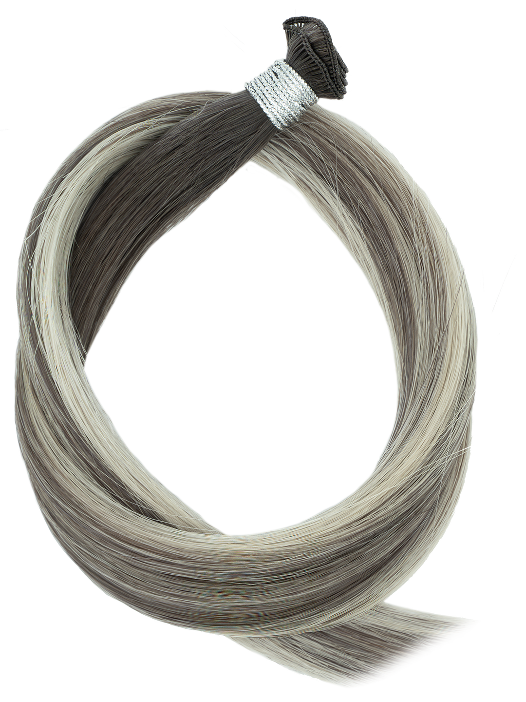 Bohyme Ethos Individual Hand Tied Weft Silky Straight - 18" Color R7A/7A/BL64A