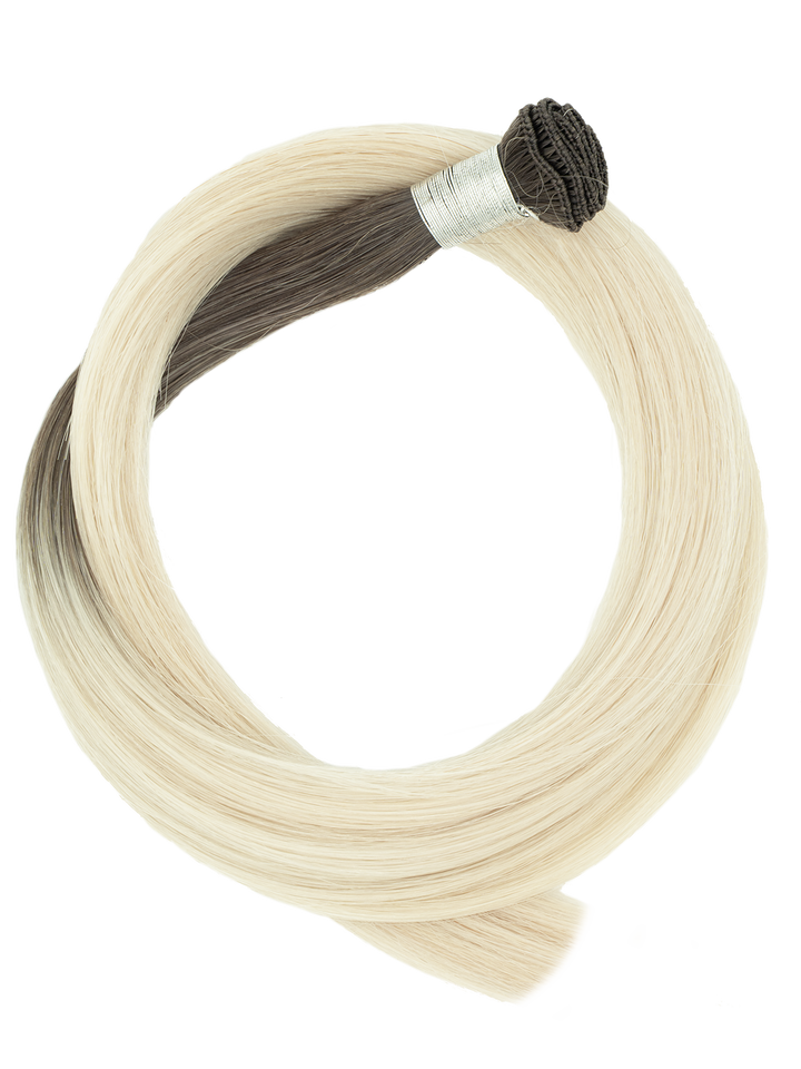 Bohyme Ethos Individual Hand Tied Weft Silky Straight - 18" Color R7A/BL64