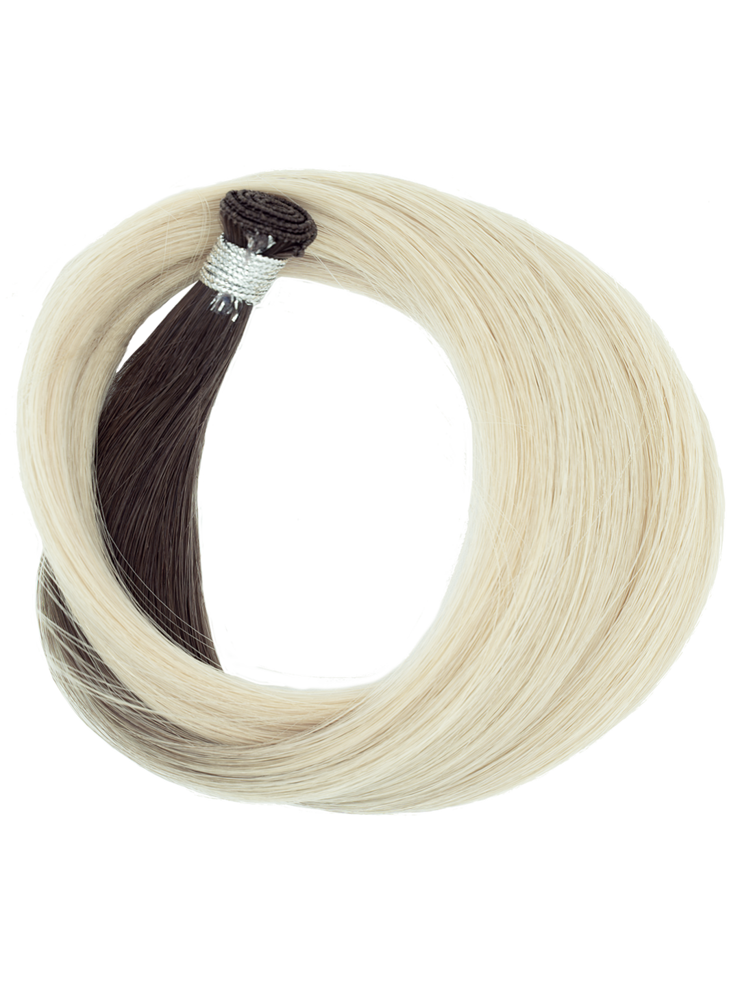 Bohyme Ethos Individual Hand Tied Weft Silky Straight - 22" Color R7A/BL64A