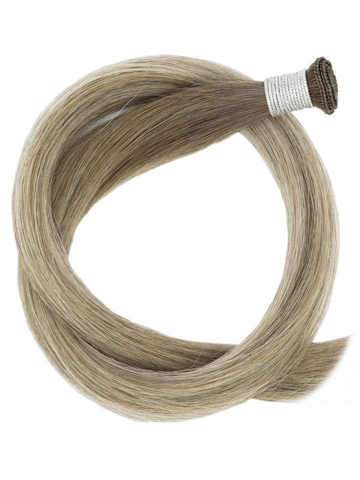 Bohyme Ethos Individual Hand Tied Weft Silky Straight - 22" Color T18A/BL22/BL60