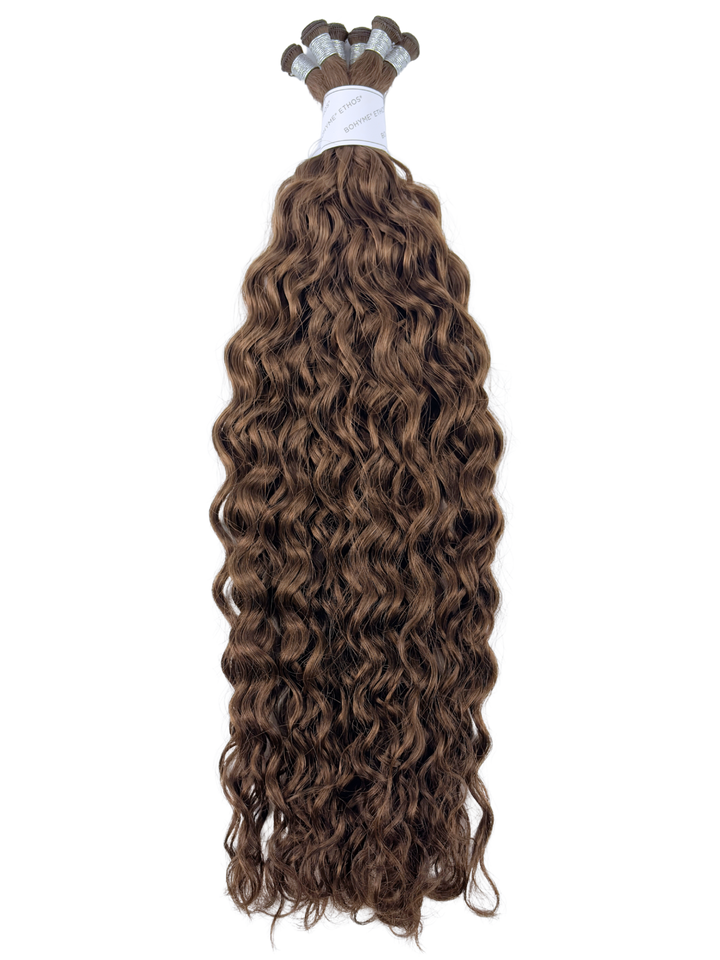 22" Hand Tied Weft - Blended Waves
