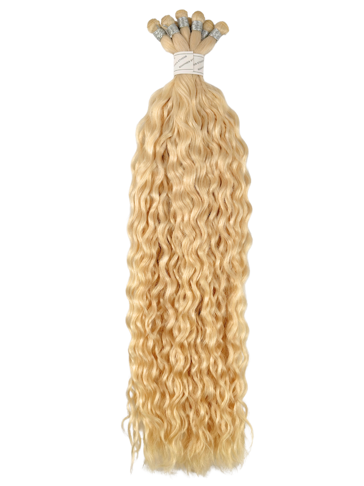22" Hand Tied Weft - Blended Waves