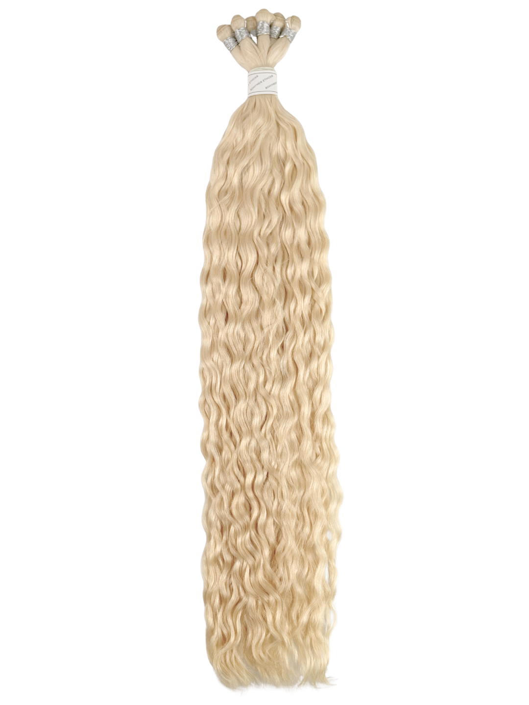 22" Hand Tied Weft - Blended Waves