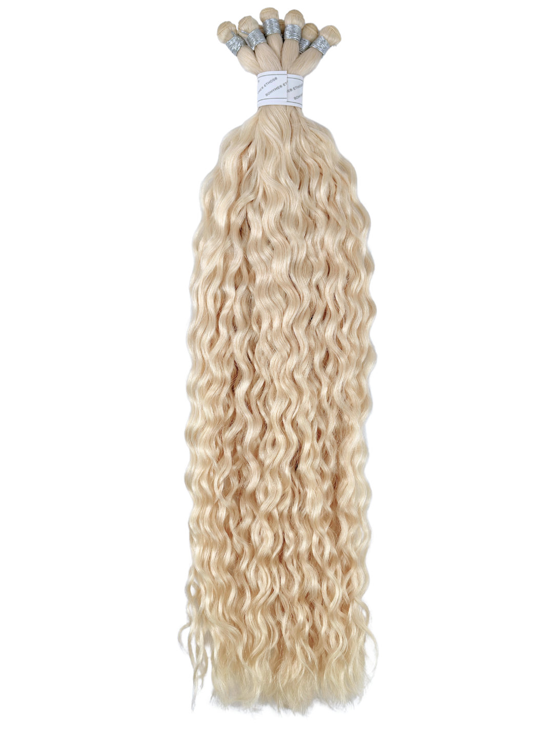 22" Hand Tied Weft - Blended Waves