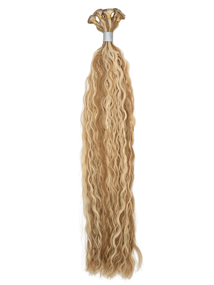 22" Hand Tied Weft - Blended Waves