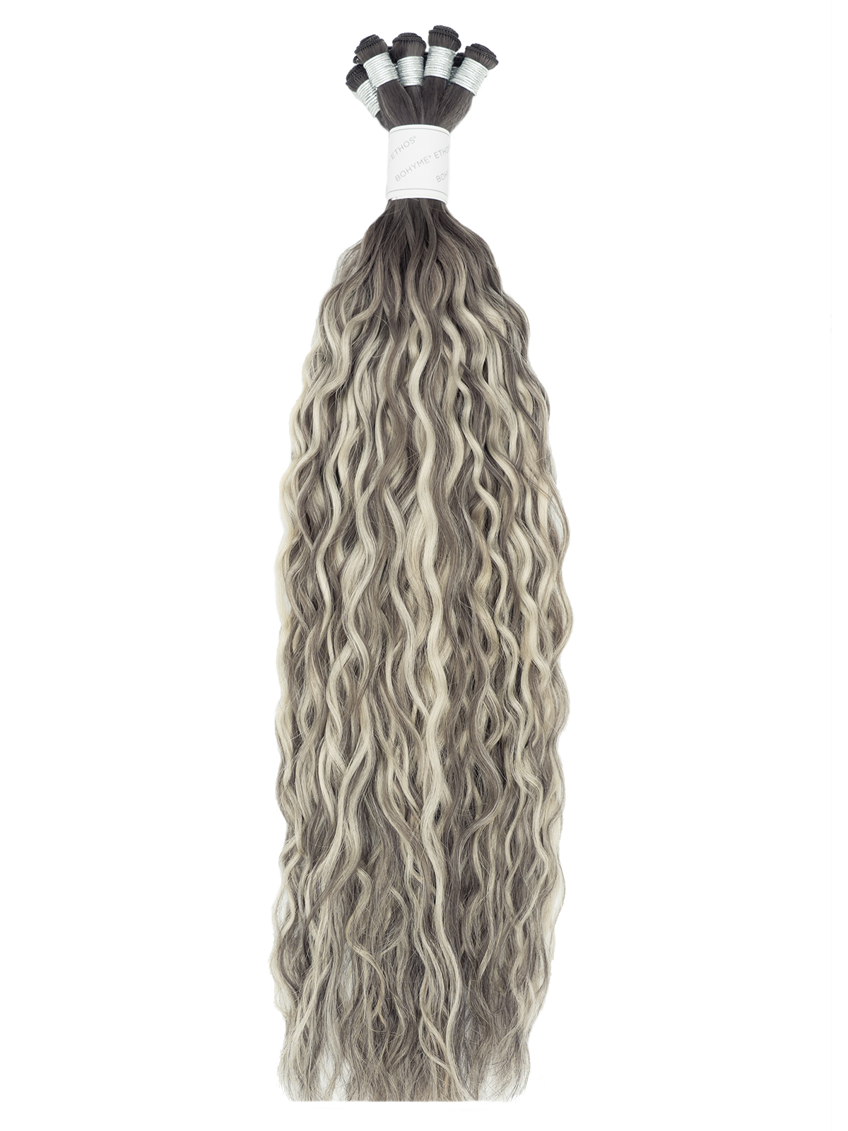 Bohyme Ethos Hand Tied Weft - Blended Wave - 18" Color R7A/7A/BL64