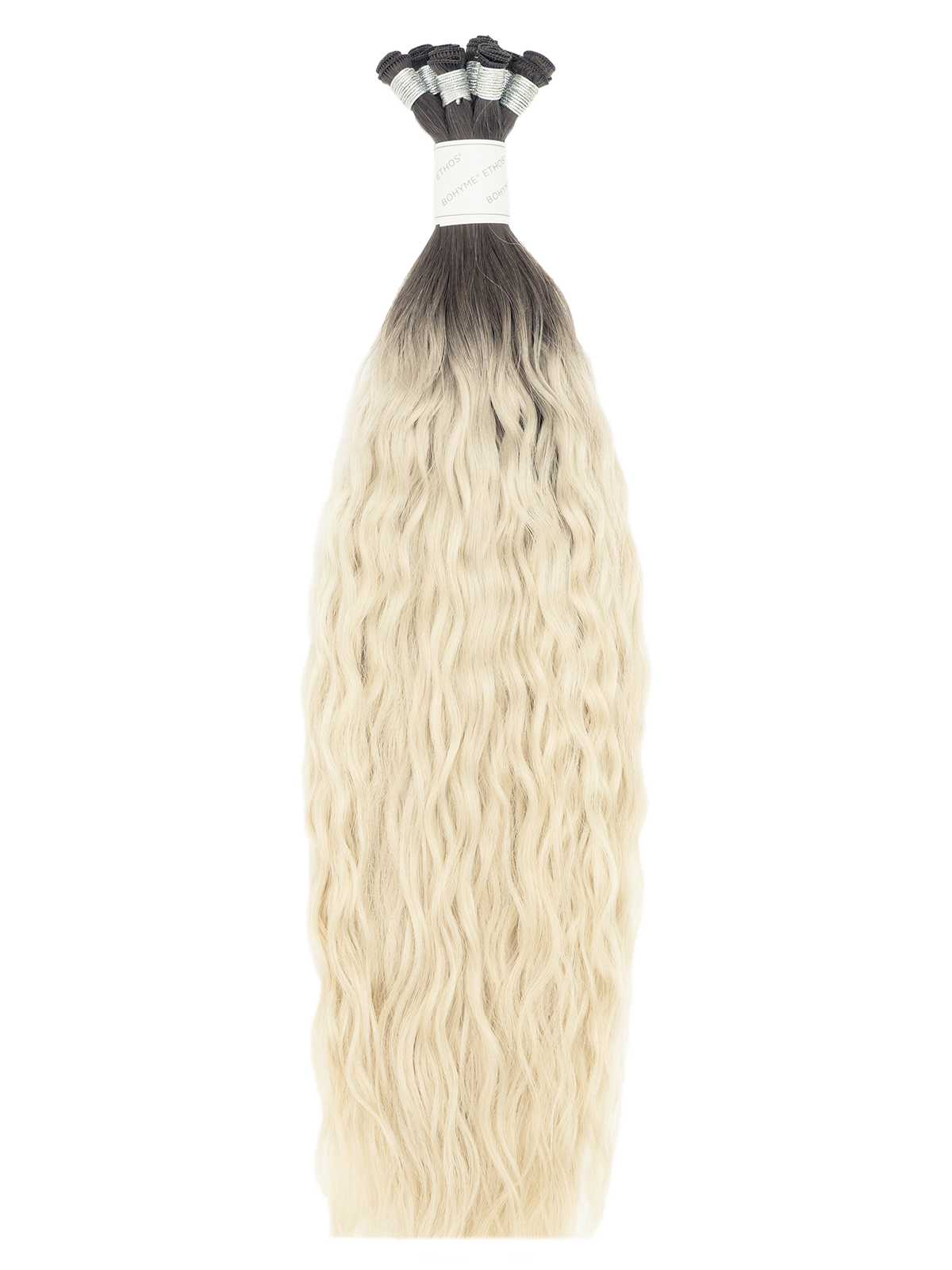 Bohyme Ethos Hand Tied Weft - Blended Wave - 18" Color R7A/BL64