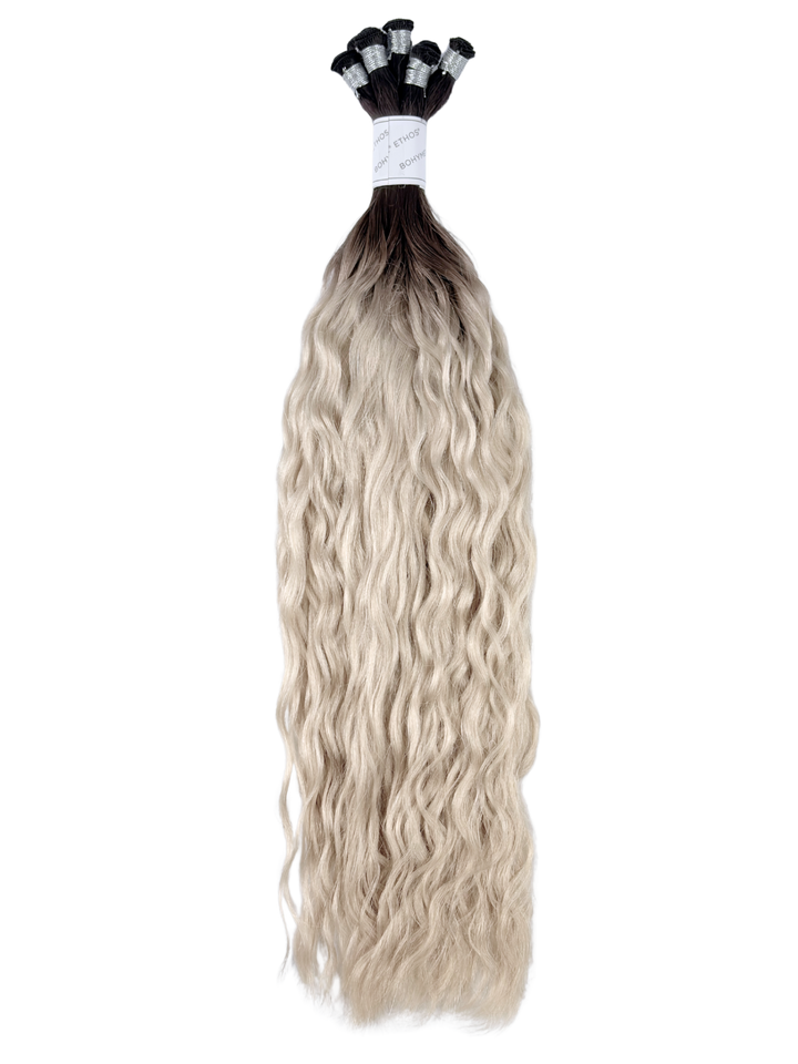 Hand Tied Weft - Blended Waves