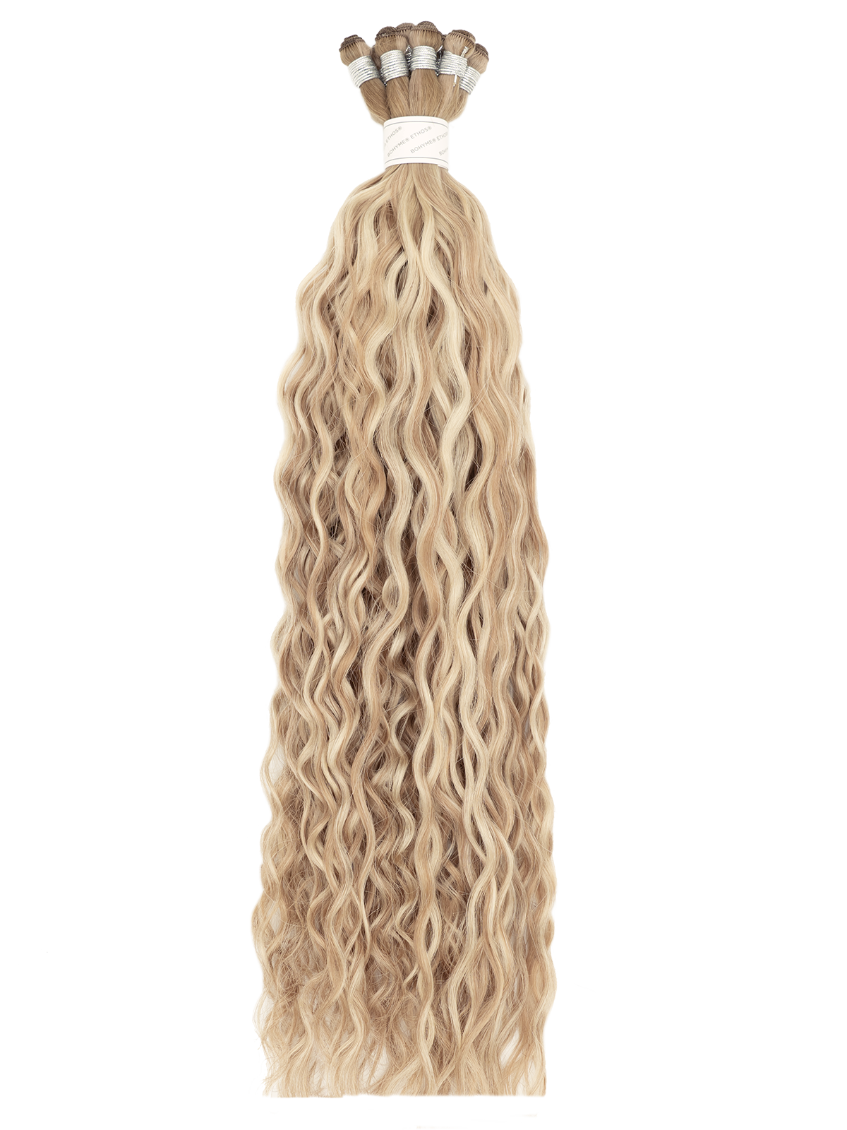 Bohyme Ethos Hand Tied Weft - Blended Wave - 18" Color R8A/8A/BL22