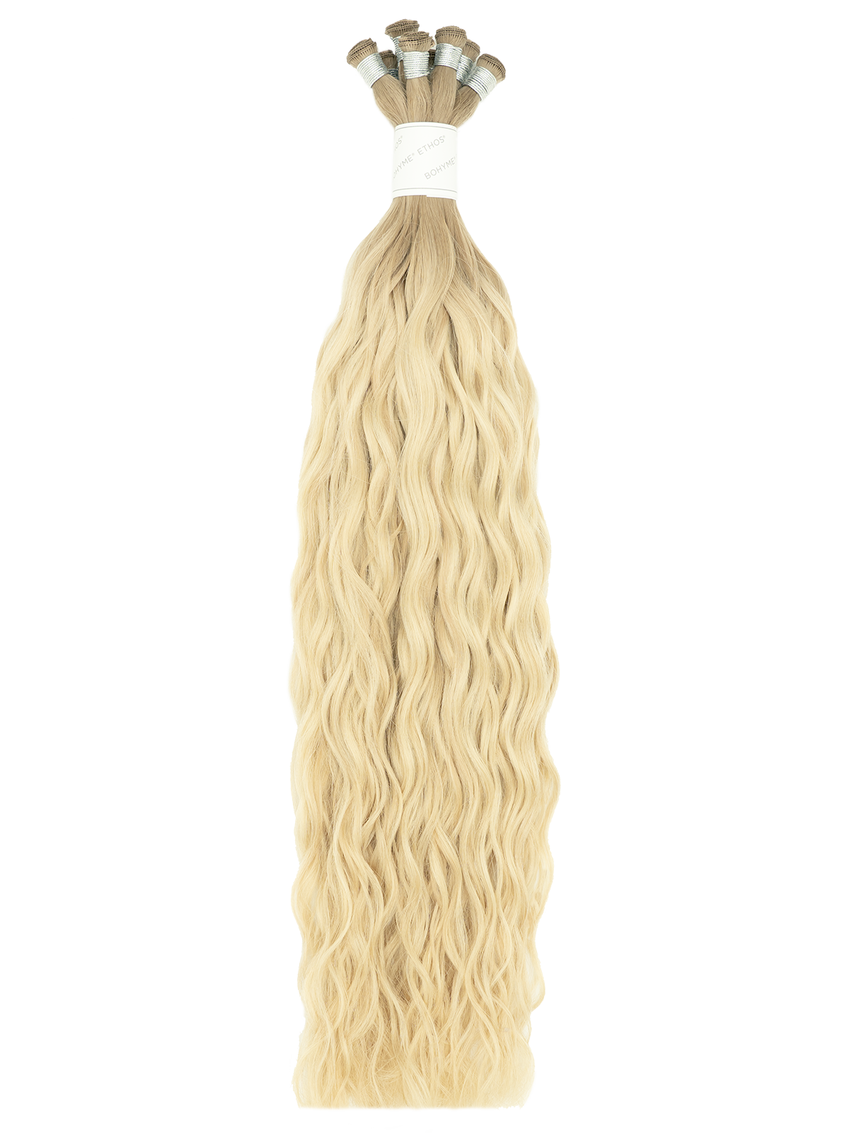 Bohyme Ethos Hand Tied Weft - Blended Wave - 18" Color T18A/BL60