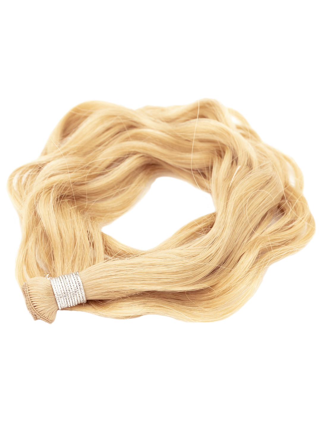 22" Hand Tied Weft - Blended Waves - Individual Weft